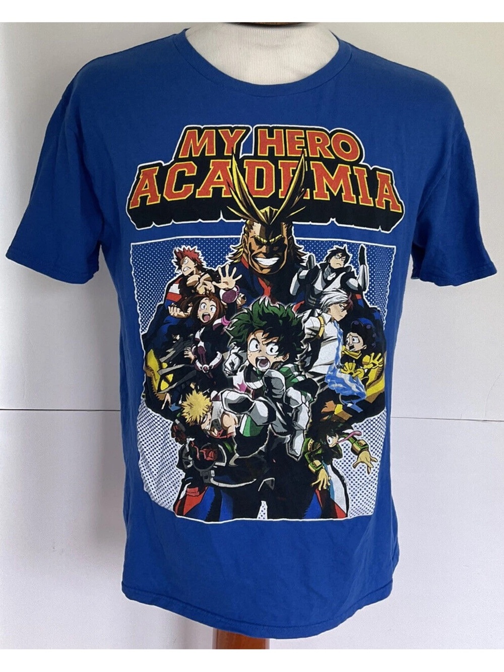 My Hero Academia Crewneck Short Sleeve Graphic T-Shirt Size Large